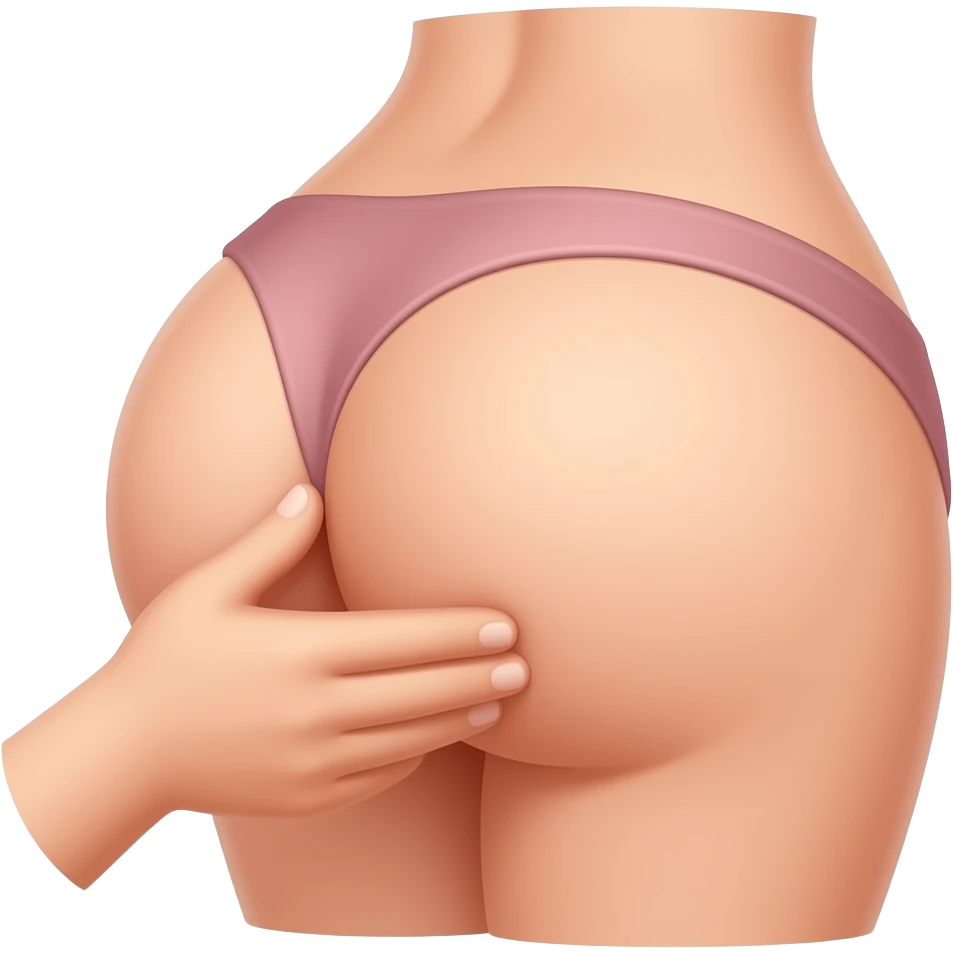 Emoji of a woman's pusy, and the hand that caresses her emoji
