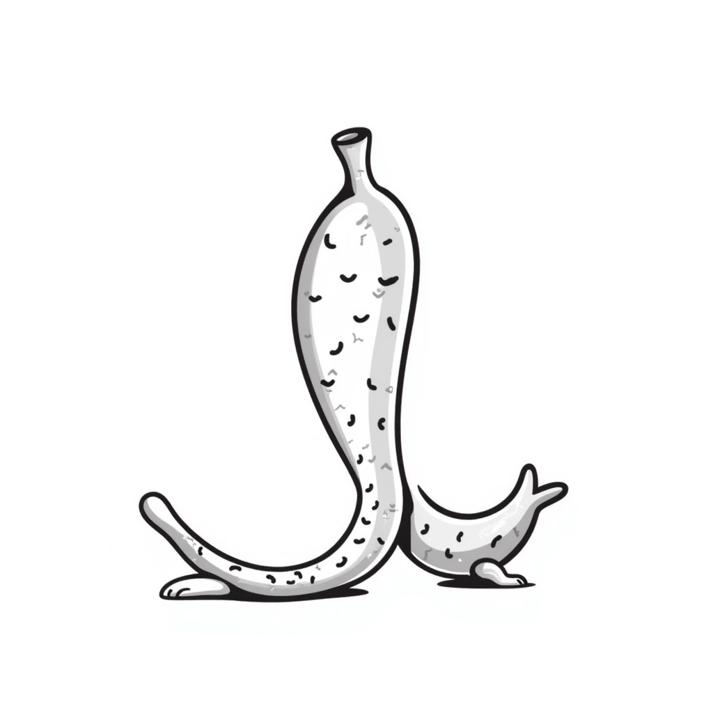 hand-drawn doodle style penis emoji