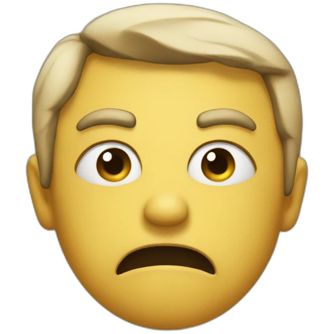 Pissed off emoji