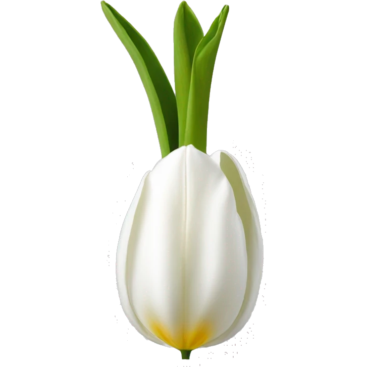 White tulip emoji