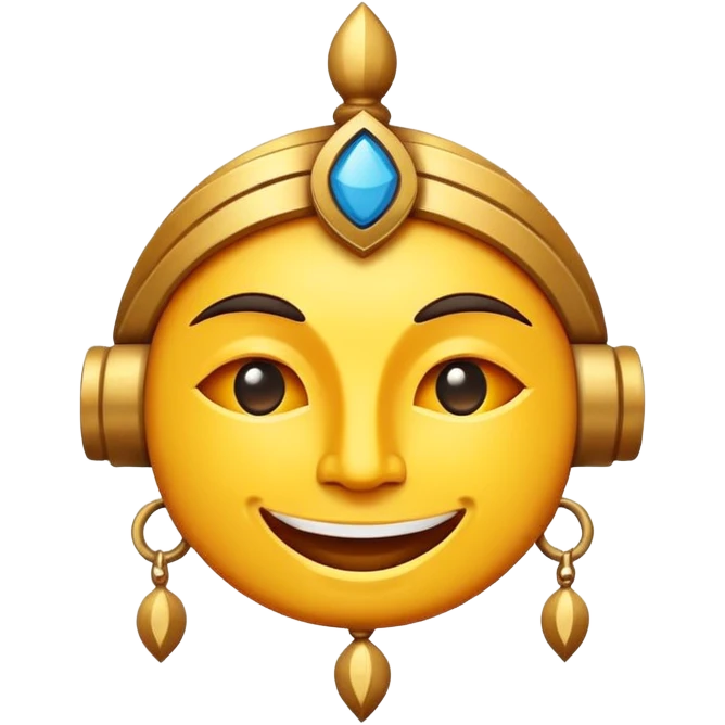 Create a logo for my company named "sukh.ai". Sukh means happiness in the hindi language. I want the logo to be raw and ancient. emoji