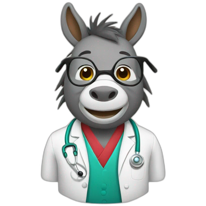 donkey doctor emoji
