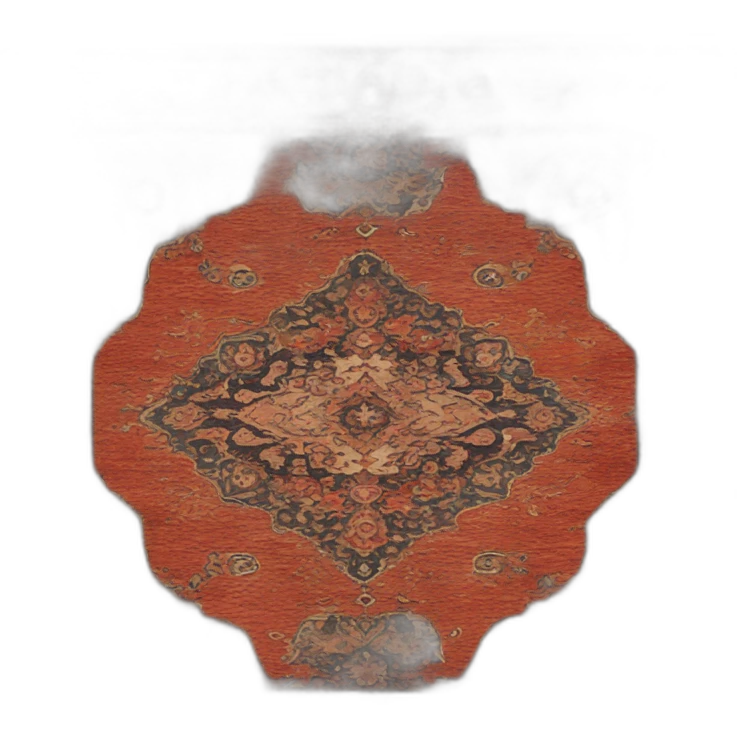 beautiful Persian square rug emoji