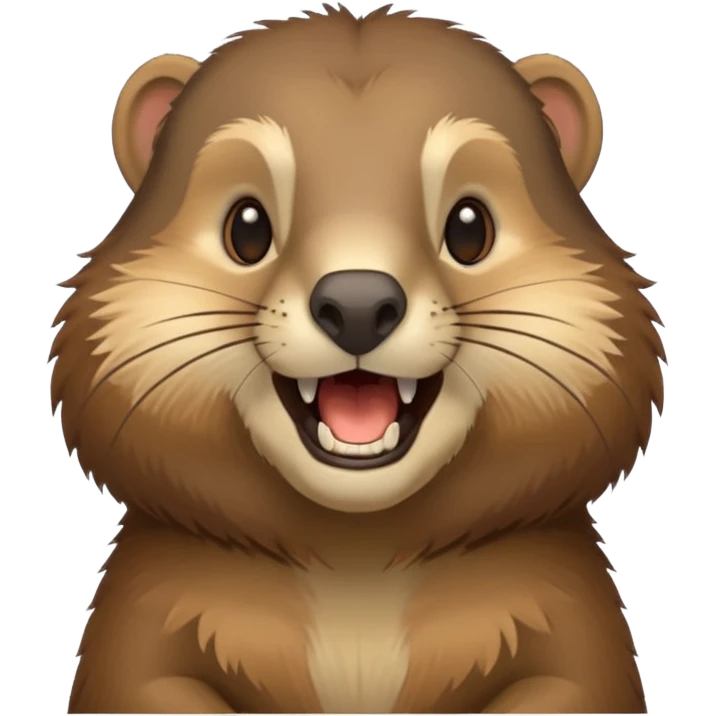 Murmeltier mit Zähnen emoji