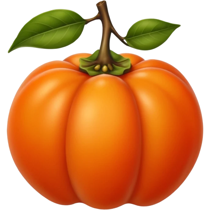 persimmon emoji
