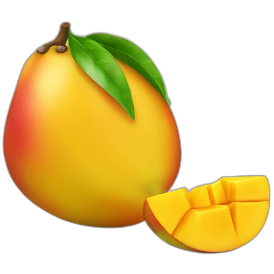 Mango glass emoji