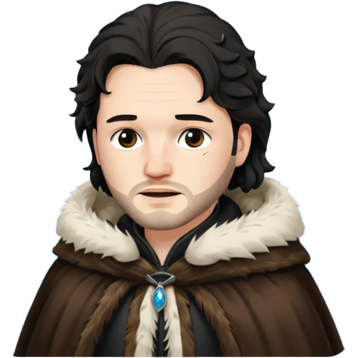 Jon snow from game of thronez emoji