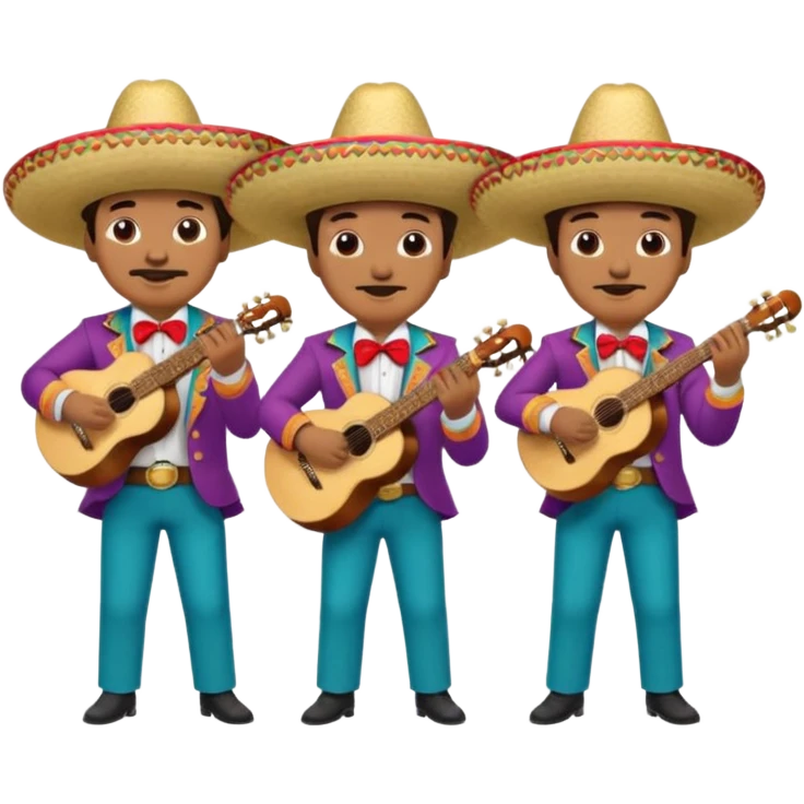 Mariachis emoji