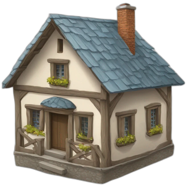 Maison à l’envers emoji