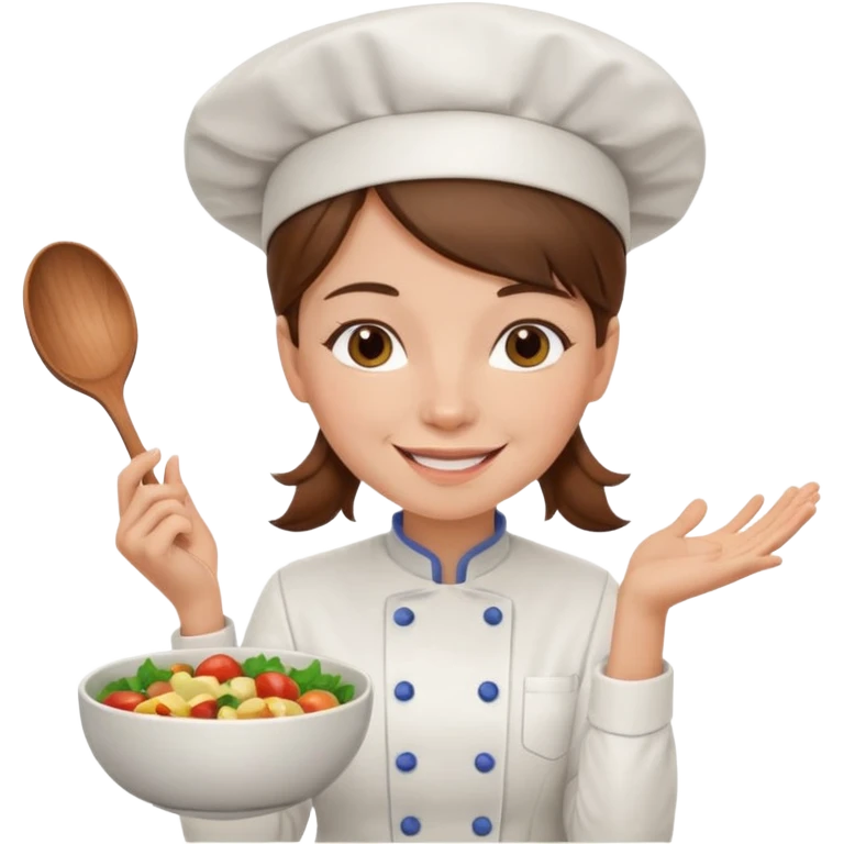   womanChef Holding Bowl emoji