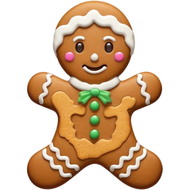 Gingerbread emoji
