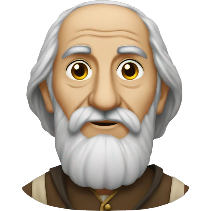 Old Turkish Medieval poet emoji