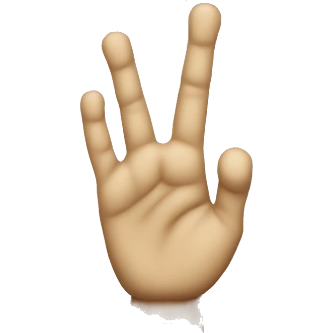 the leper king hand raise emoji