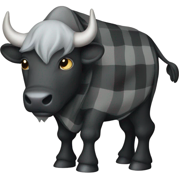 folded buffalo check blanket emoji