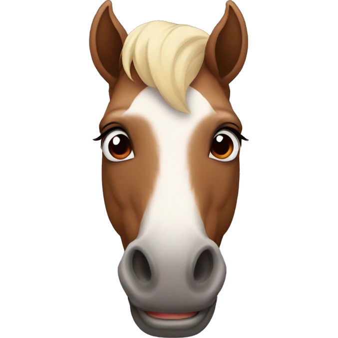 Horse with heart eyes  emoji