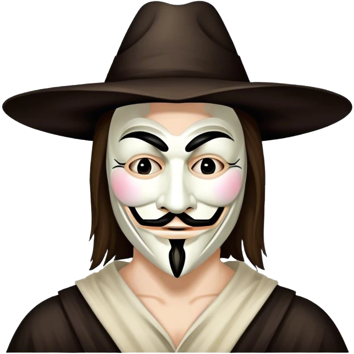 Guy Fawkes V for Vendetta emoji