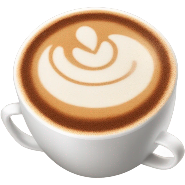 Cup of cappuccino  emoji