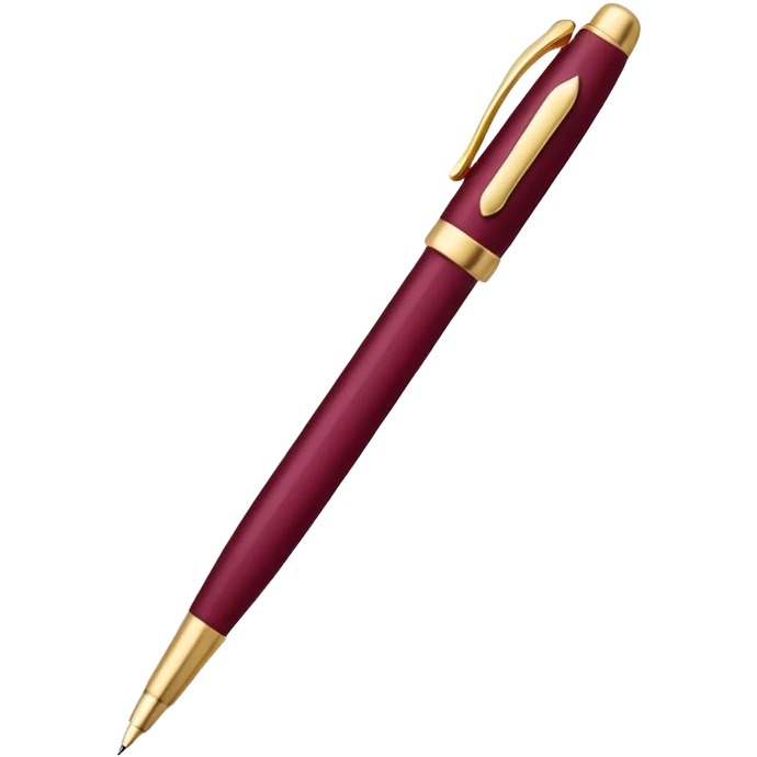  pen Burgundy  emoji