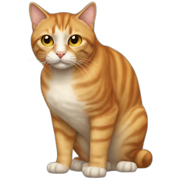 cat shitting emoji