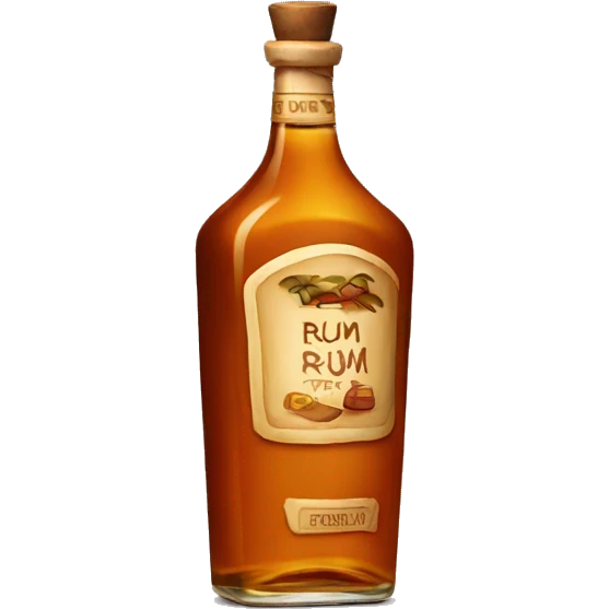 Rum bottle emoji