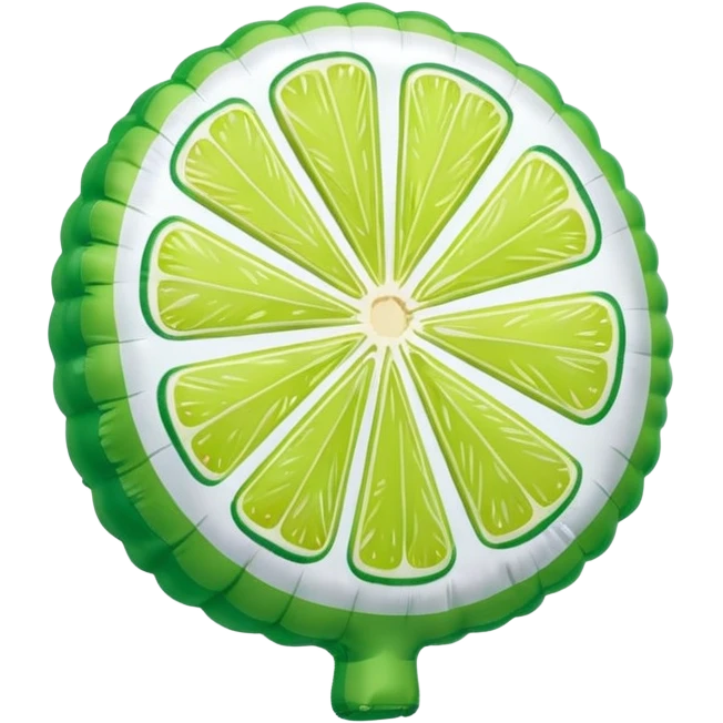 inflatable balloon lime slice pinata emoji