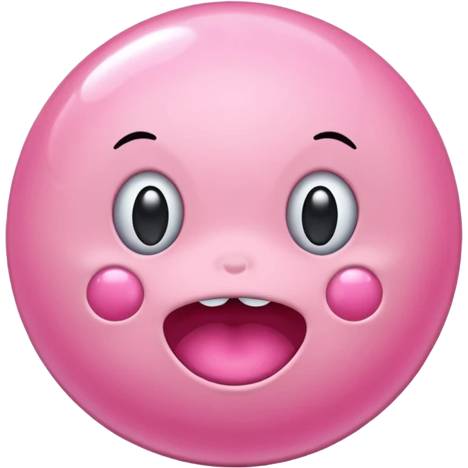 Bubble gum emoji