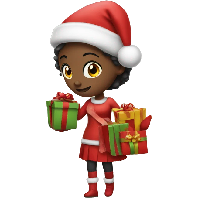 Shopping Xmas love  emoji