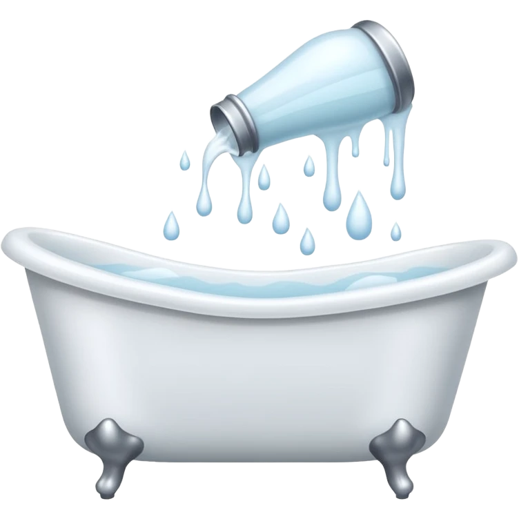 Bathtub of cum emoji