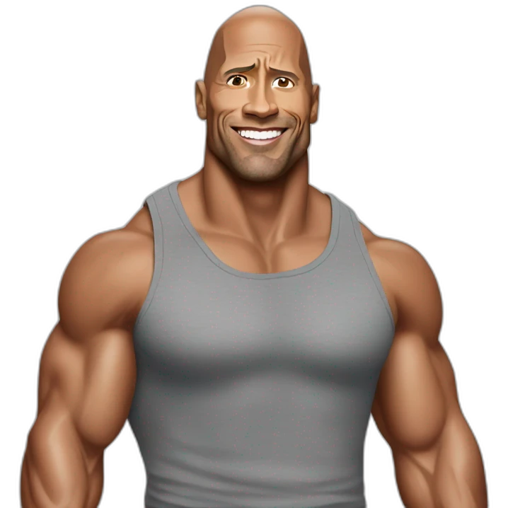 dwayne johnson emoji