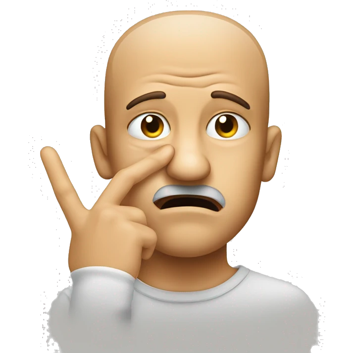 Pouting face with index fingers pointed at each other emoji