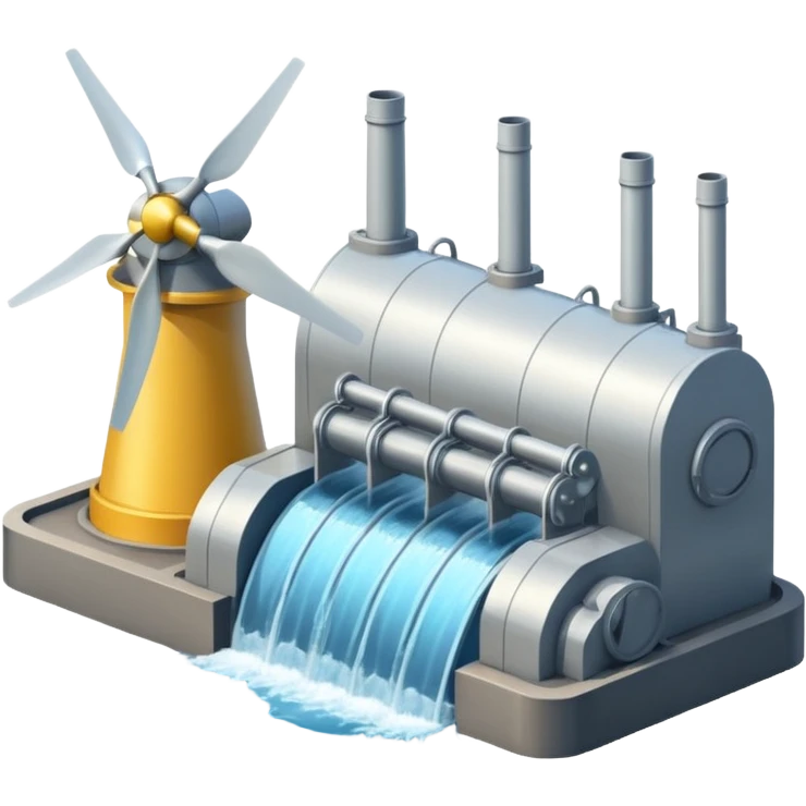 hydroelectric power station emoji