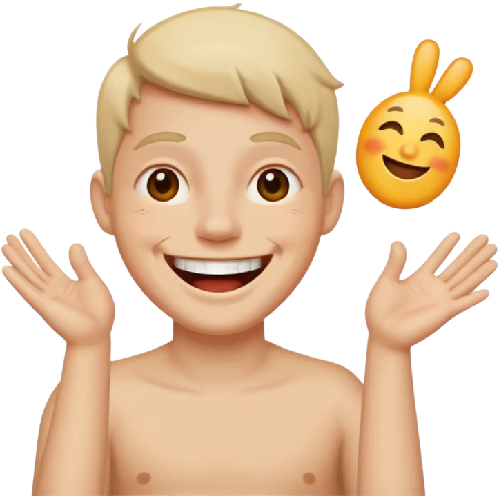 😂 this face on this body 🤷‍♂️ with a 6 above the left hand and a 7 above the right hand emoji