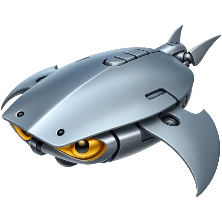 robotic stingray emoji