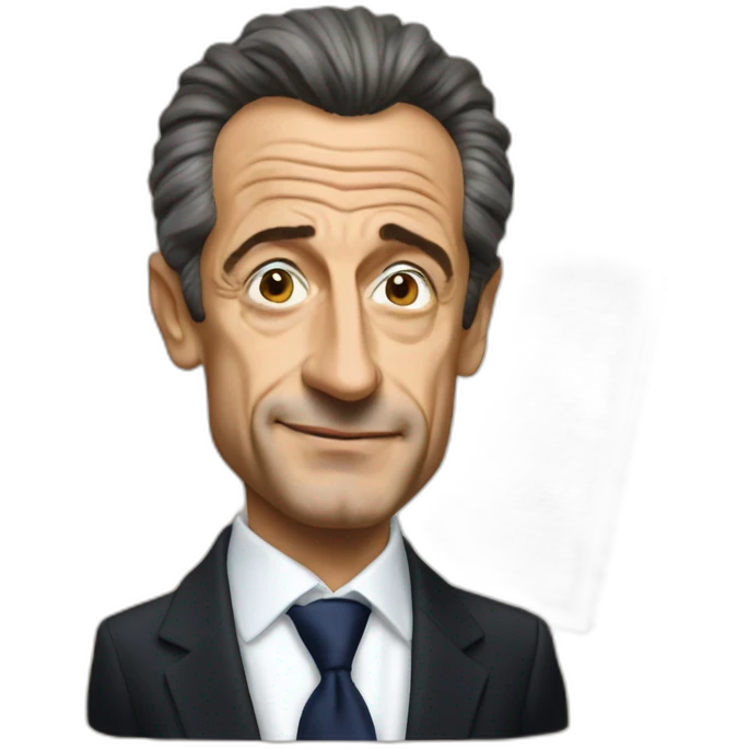 Sarkozy talk about his Audible book emoji