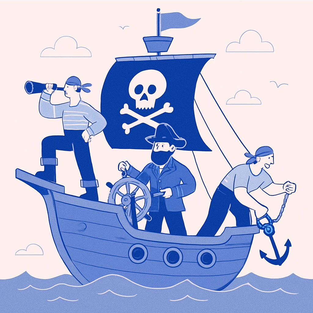 pirate ship emoji