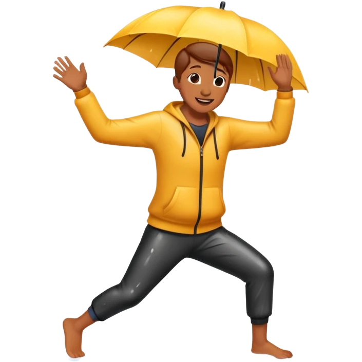 Rain dance emoji