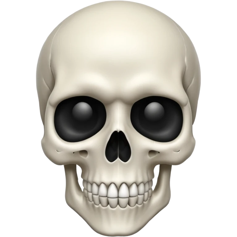 Create a skull ☠️ but without the crossbones emoji