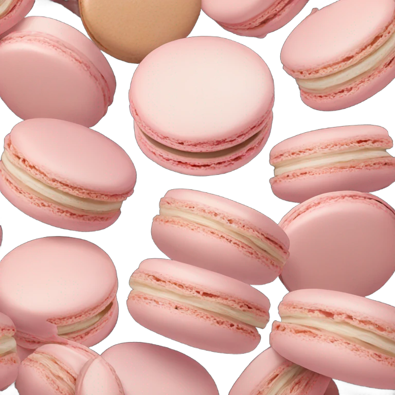 Light pink Macarons emoji
