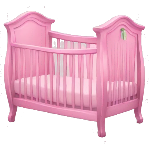 pink crib emoji