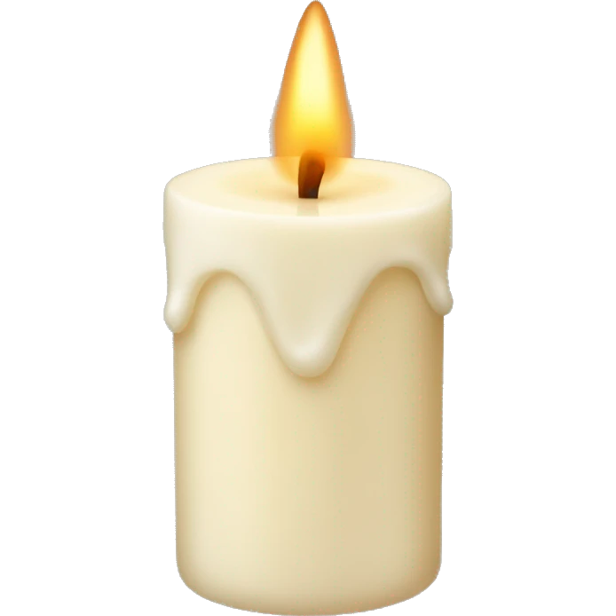 Vanilla candle  emoji