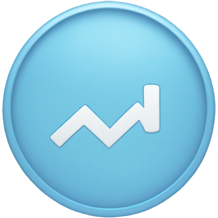 Sky blue circle with checkmark inside  emoji