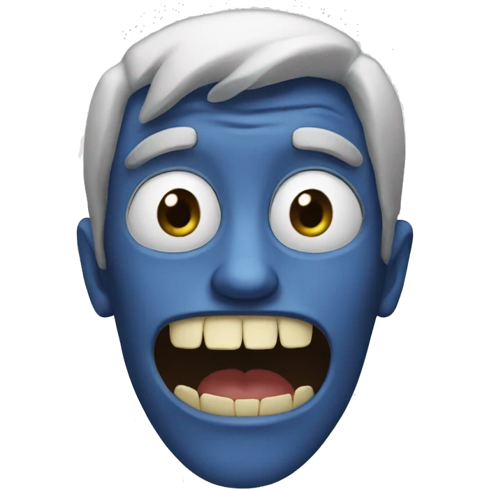 freaky face  emoji