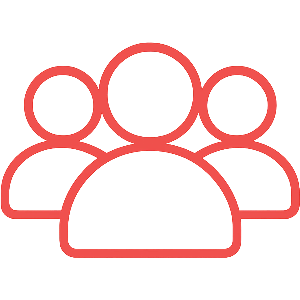 Make all figures the same color in color outline icon style with no background. emoji
