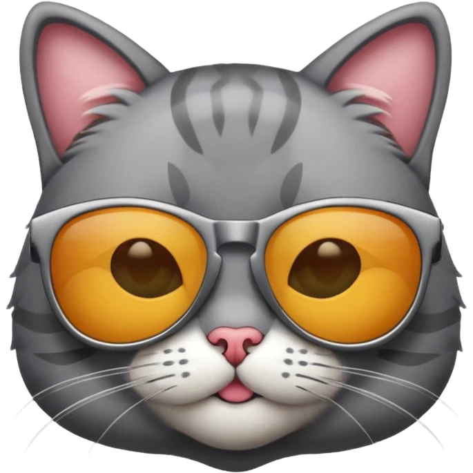 Cat wearing sunglasses emoji