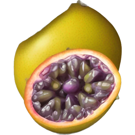 Passion fruit  emoji
