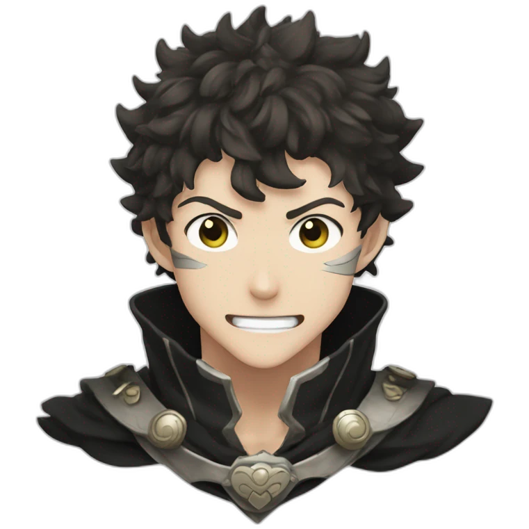 Black clover asta emoji