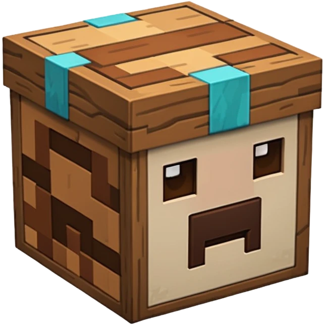 generate minecraft box emoji