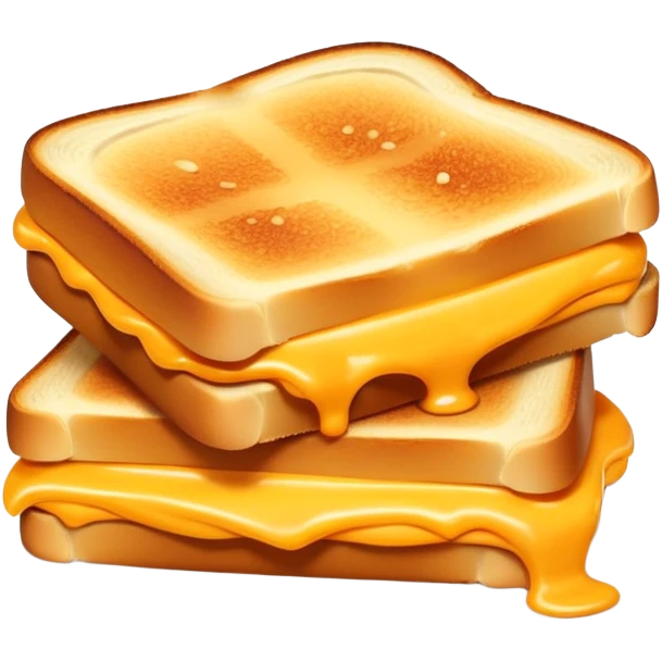 Grilled cheese being pulled apart  emoji