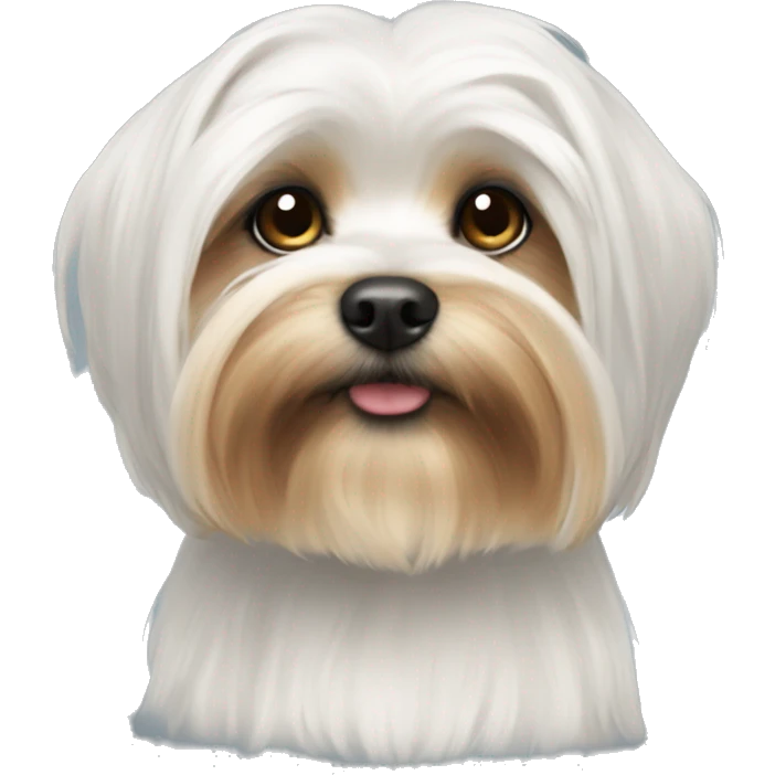 White sitzu half yorki emoji