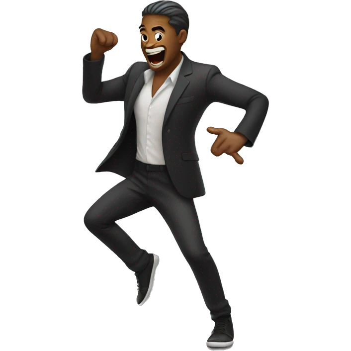 Man dancing violently  emoji